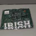 St Patricks Day Sweatshirt Women Shamrock Sweater Notre Dame Shirts Clover Top Irish Gift Long Sleeve Pullover (Large, Green 3)