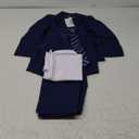 YuanLu Boys Suit for Kids Tuxedo Wedding Ring Bearer Outfit Boy Formal Suits 5 Piece Slim Fit Dresswear Suit Set (7 Years, Navy Blue)