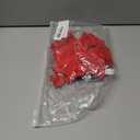 Womens Sexy Floral Lace Lingerie Set - Unlined Bra & Mesh Thong with Belt 3 Piece (Large, Red)