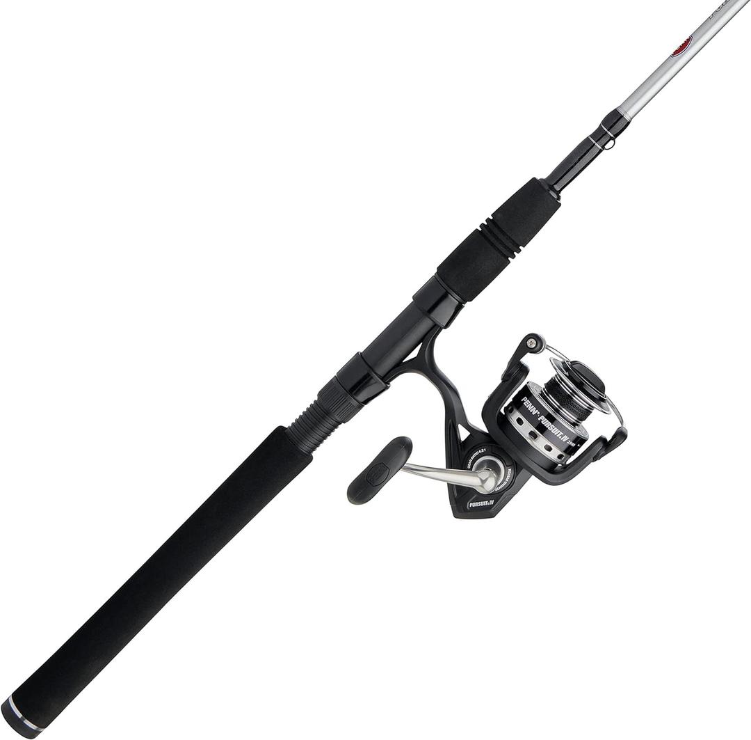 PENN Pursuit III & Pursuit IV Spinning Reel and Fishing Rod Combo (8000 Reel Size - 10' - Heavy - 2pc)