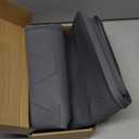 Cat Litter Box Mat, Large 40" X 28" Litter Trapping Mat for Cats, Waterproof Silicone Pad for Floor, Gray (Grey)