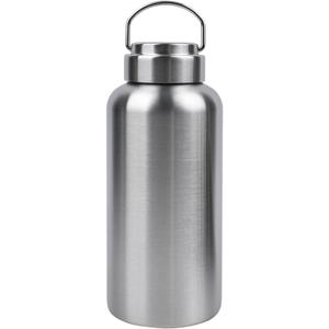 CDJ 42oz Uninsulated Single Wall Stainless Steel Water Bottle, Reusable Metal Water Bottle for Sports, Leakproof and Durable, Perfect for Hiking, Gym, Picnics, and Outdoor Activities (41 Ounces)