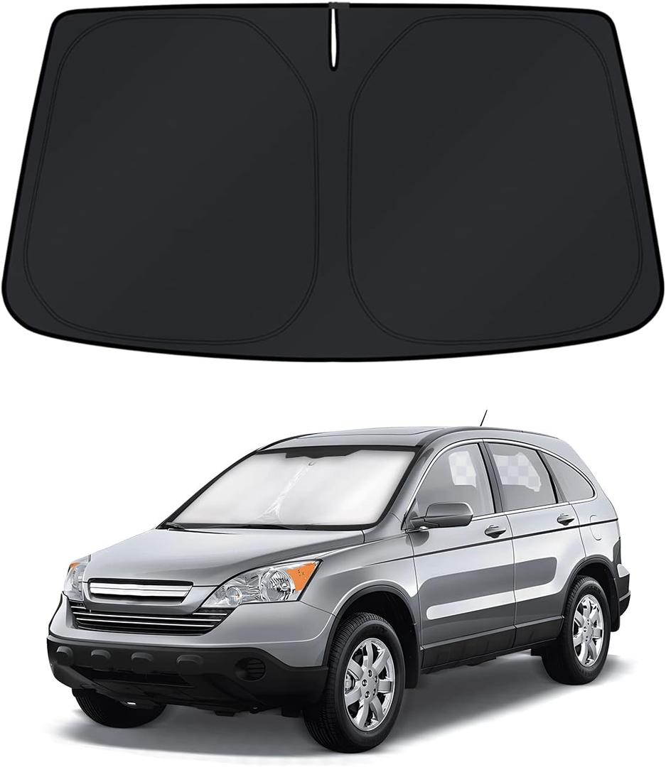 KUST Windshield Sun Shade for CRV 20072009 2010 2011 Honda CR-V Window Accessories Shade Sun Visor Foldable Blocks UV Rays