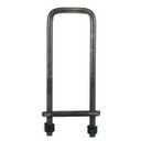 Buyers Products UB623512 12" Square Bend U-Bolt Kit, 4 Complete U Bolt Kits, 5/8" Bolt, 1/2" x 4 1/4" Tie Bars, Grade 5 Equivalent Hardware
