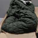 CozyLux King Size Comforter Set Olive Green Seersucker 7 Pieces Bed in a Bag King Comforter Set with Sheets, Luxury Soft Bedding Sets with Down Alternative Comforter, Sheets, Pillowcases & Shams