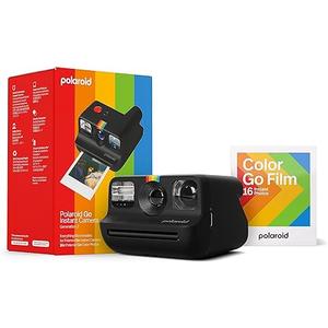 Polaroid Go Generation 2  Mini Instant Camera + Film Bundle (16 Photos Included)  Black (6280)