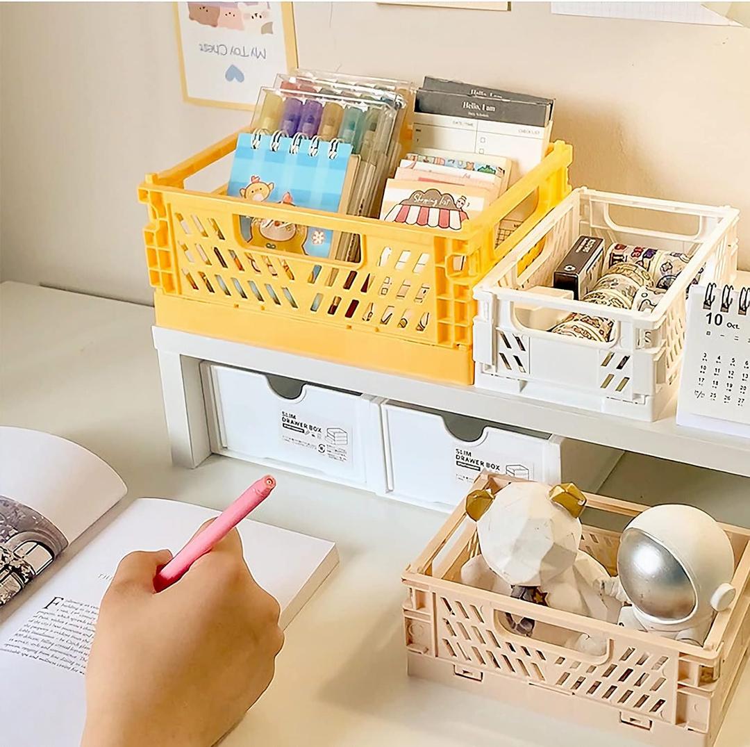 Folding Basket 5.9"x3.86"x2.36" 6 Pack