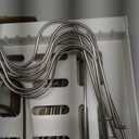 2 Pack Pots and Pans Organizer Under Cabinet, 22" Expandable Food Storage Container Lid Organizers with 9 Adjustable Dividers Pot and Pan Lid Holders Rack Inside Cabinet/Countertop(White)