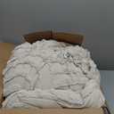 Bedsure Boho Tufted Beige California King Comforter, GentleSoft 3 Pieces Boho Farmhouse Decor Bedding, Arch Shabby Chic Bedding for All Seasons, 1 Bed Comforter, 2 Pillow Shams, 104x96 Inches