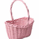 CORE HOME Gift Basket 12.2in x 8.7in x 13.8in, Pink