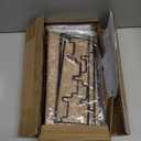 4 Tier Spice Rack Organizer for Cabinet - Black (2 Pack) | Spice Holder Shelf with Protection Railing for Inside Cabinets, Countertop, Pantry Storage & Seasoning Organization