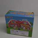 KMUYSL Toys for 1 2 3 Years Old Boys Girls, Big Red Barn Farm Animal Playset for Boys Girls, Learning Montessori Toys, Christmas Birthday Easter Gift for Baby Kids Toddlers Age 12-18 Months