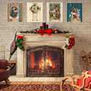 2 x 12Pcs Christmas Wall Art Prints Vintage Aesthetic Art Posters Jesus Holy Night Xmas Pictures Room Decor for Winter Gallery Living Room Bathroom Wall Decor (UNFRAMED, 8 x 10inch)