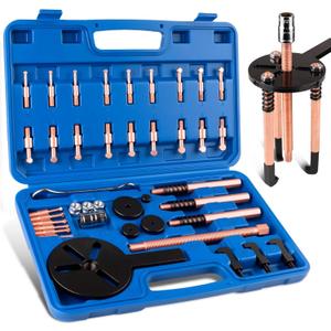 36-in-1 Bearing Puller Kit, Upgraded Blind Hole Bearing Puller Set, Bearing Removal Tool with 3 Jaw Puller Hooks for Motorcycles, Machinery and Cars Bearing