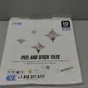 Art3d Peel and Stick Backsplash for Kitchen White Subway (10 Tiles, Thicker Design) (White With Black Grout)