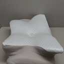 Cervical Neck Pillow for Pain Relief, Memory Foam Contour Orthopedic Pillow, Ergonomic Cooling Neck Support Pillow for Side Back Stomach Sleepers, Bed Pillow for Sleeping Comfort (Blue)