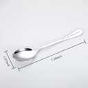 2 x Dads Ice Cream Spoon, Dad Gifts from Daughter, Birthday Gifts Christmas Stocking Stuffers for Dad, Gift for DAD Who Wants Nothing, Fathers Day Stainless Steel Ice Cream Spoons, Husband Gift from Wife