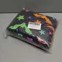 Halloween Fabric by The Yard, Cartoon Bat Upholstery, Moon Star Galaxy Indoor/Outdoor, Spooky Themed Waterproof Decorative Fabric for Quilting, Sewing, DIY Gifts, 2 Yards, Colorful (Multi 061)