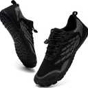 WateLves Water Shoes Men Women Beach Barefoot Aqua Socks Breathable Wide Swim Outdoor Walking Anti Slip Pool Shoes for Hiking Kayaking Diving Surfing (12.5 Women/11 Men)