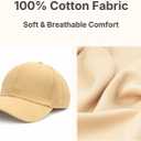 MDSTYLE 100% Cotton Baseball Cap for Men Women  Soft Adjustable Dad Hat, Breathable Lightweight Everyday Cap, 15 Colors (Grey)