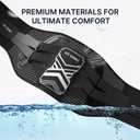 Fit Geno Back Brace for Lower Back Pain Relief: Adjustable Support with Ergonomic Lumbar Pad for Herniated Disc Sciatica and Lumbar Strain - Breathable Design for Men & Women (L/XL) (Black)