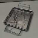 MOUNTAIN GRILLERS Beer Can Chicken Roaster Stand - Stainless Steel Holder - Barbecue Rack for The Grill, Oven or Smoker - Dishwasher Safe - Includes 4 Vegetable Spikes