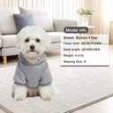 2 Pack Dog Hoodie Warm Hood Dog Sweater Cold Weather Small Dogs Sweatshirt Comfort Pet Clothes for Small Medium Dogs with Pockets (Grey+Pink, S (Back: 9.45",Chest: 14.9", 3.5-5.8lbs))