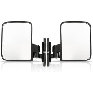 ALLGOOD Universal Strong 1 Pair Magnetic Side Mirrors 114LB 2.7 Rated Magnet Tractor Mirror Compatible with Golf Cart Tractors Mowers Dozers Forklifts Lift Trucks and More(Left+Right)