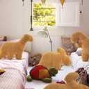 5 Packs Dino Nugget Pillow Plush, Large Dinosaur Chicken Nugget Pillow Stuffed Animal Plush Toy, Dino Nugget Dinosaur Theme Party Decoration Birthday Christmas Valentine's Day Gift for Kids Boys Girls