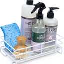 Kitchen Sink Sponge Soap Holder For Countertop Large White Kitchen Soap Tray Sink Organizer