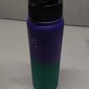 Fanhaw 32 Oz Insulated Stainless Steel Water Bottle with 1 Lid (Chug Lid) - For Kids, Women, Men | Leak & Sweat Proof with Anti-Dust Lid (Purple Green)