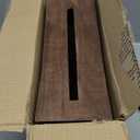 Wedding Card Box with Card Slit and Lock 12"X10"X4.5"- Gift Wishing Well Card Box for Weddings, Receptions, Birthdays, Graduations, Baby Showers, Honeymoon Funds KHNDCNC (Walnut)