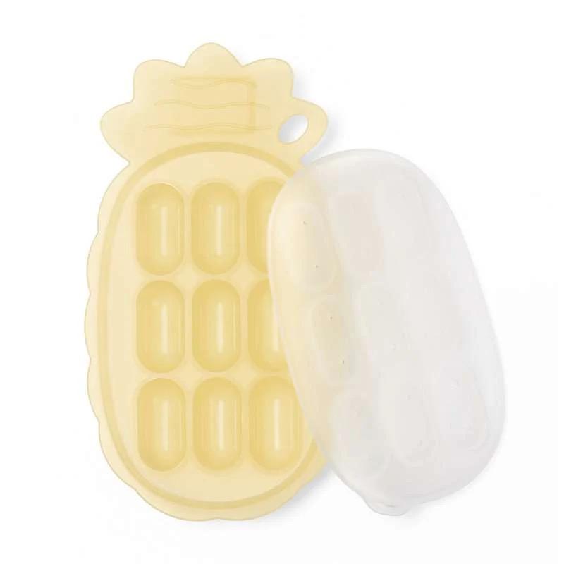 haakaa Silicone Nibble Freezer Tray-Ice Cube Mold -Breast Milk Teether Pop Maker -Baby Forage Fresh Food Feeder-Storage Container for Homemade Baby Food - BPA Free -Blush