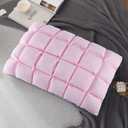 YOUR MOON Soft Pillows for Sleeping, Support Bed Pillows, Fluffy Down Alternative Pillow, Luxury Hotel Gel Pillows for Side Sleeping Queen Size (Pink)