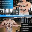 ReeRaa Twister Arm Trainer,Arm Trainer for Men, Adjustable Chest Workout Equipment,Chest Trainer, Shoulder Muscle Training,Wrist & Forearm Strengtheners, Portable Home Fitness Equipment