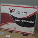 VIZ-PRO Magnetic Dry Erase Board, 24 X 18 Inches, Silver Aluminium Frame