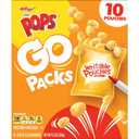 Kellogg's Corn Pops Go Packs Cereal, Kids Snacks, Lunch Snacks, Original, 9.5oz Box (10 Pouches)