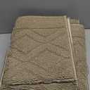 COSY HOMEER 48x20 Inch/30X20 Inch Kitchen Rug Mats Made of 100% Polypropylene 2 Pieces Soft Kitchen Mat Specialized in Anti Slippery and Machine Washable for Home Kitchen, Beige