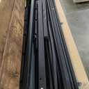 HOJINLINERO Full Size Bed Frame with Headboard, Heavy Duty Platform Bed Frame Full Reinforced Steel Square Tube Platform Strong Slats Support/No Box Spring Needed,Black and Rustic Brown