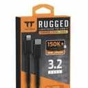 Emerge Tac Tech Rugged Lightning to USB-C Cable