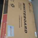 VIZ-PRO Magnetic Whiteboard/Dry Erase Board, 48 X 36 Inches, Silver Aluminium Frame