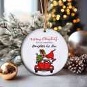 Daughter-in-Law Ceramic Ornament Christmas Ornament 2025, Daughter in Law Holiday Tree Decorations (T10)