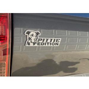 Dog Edition Car Badges Laser Cutting 3D Badge Automotive Decals Stickers for Truck Rv Boat Exterior Decoration, Funy Animal Decor Car Accessories Gifts (Pittie)