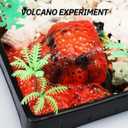 Create a Dinosaur Habitat with Dino Egg Dig Kit & Volcano Science Kit, Dinosaur Toys with Dino Eggs Excavation Set, Eruption Volcano Science Experiment, Craft Toys for Boys and Girls