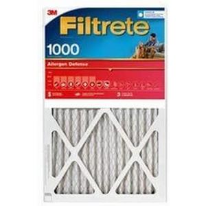 Filtrete 9800-4 16x20 x 1 In. Micro Allergen Defense Pleated Furnace Air Filter, Red, MPR 1000, 3 Months - Count of 4