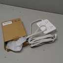 Extension Cord 10 Ft, Ultra Thin Flat Plug Power Strip Surge Protector with 8 Outlets 4 USB Ports (2 USB C), HANYCONY Outlet Extender Desk Charging Station for Home Office Dorm Room Essentials