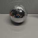 Alytimes Mirror Disco Ball - 8-Inch Cool and Fun Silver Hanging Party Disco Ball Big Party Decorations, Party Design