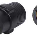 ONETAK NEMA 10-50P to 14-50R 120V/240V Compact 50 Amp 3 Prong Male Plug to 50 Amp 4 Prong Female Receptacle Generator RV Welder Dryer Stove Power Cord Adapter Connector