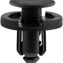 LESHIAUTO 25PCS 8mm(5/16") Bumper Cover Wheel Arch Liner & Undertray Push-Type Retainer Clip Compatible with Tesla Model S 2012-On X 2016-On 3 2017-On Y 2020-On Replace# 100652100A