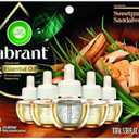 Air Wick Plug In Scented Oil Refills, Sweetgrass + Sandalwood, Air Fresheners for Home Long Lasting, Room Fresheners,Air Freshener Plug In, Essential Oils, Home Essentials for Small&Large Spaces,5 ct